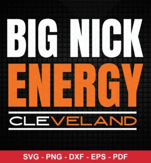 modern, bold typography with a clean and straightforward graphic style NFL classic design expressing pride and energy for Cricut and Silhouette cutting machines