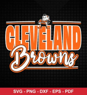 modern cartoon style with bold typography NFL logo design expressing team pride for Cricut and Silhouette cutting machines