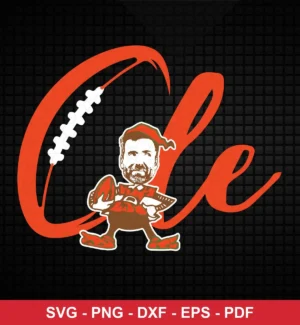 cartoon, caricature style with bold team colors and playful elements NFL classic design expressing team pride and playful spirit for Cricut and Silhouette cutting machines