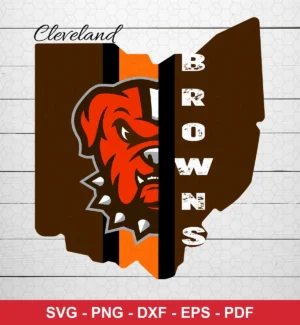 modern, clean, logo-centric NFL logo design expressing team pride for Cricut and Silhouette cutting machines