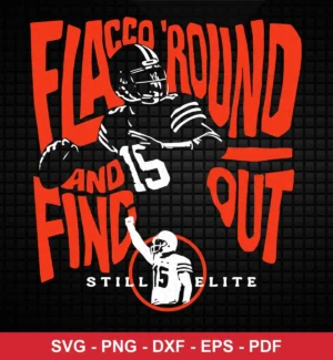 modern cartoon style with bold typography NFL classic design expressing pride and confidence for Cricut and Silhouette cutting machines
