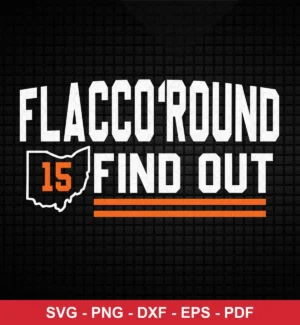 modern, minimalist text-based design with bold typography NFL classic design expressing neutral for Cricut and Silhouette cutting machines