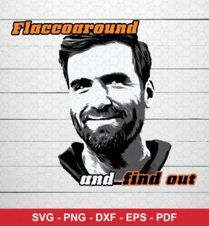 modern cartoon portrait with bold typography NFL classic design expressing neutral for Cricut and Silhouette cutting machines