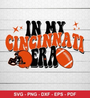 bold vintage cartoon style with playful typography NFL classic design expressing pride/nostalgia for Cricut and Silhouette cutting machines