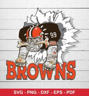 cartoon, bold, dynamic sports illustration NFL classic design expressing strength and determination for Cricut and Silhouette cutting machines