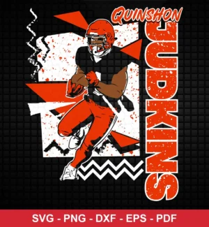 modern cartoon style with bold graphic elements and distressed texture NFL classic design expressing athletic pride and energy for Cricut and Silhouette cutting machines