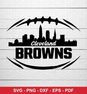 modern minimalist silhouette NFL classic design expressing team pride for Cricut and Silhouette cutting machines