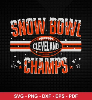 modern sports graphic with bold typography and snow-themed accents NFL classic design expressing celebration/pride for Cricut and Silhouette cutting machines