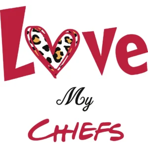 modern with playful elements Chiefs classic SVG design showing excitement for Cricut and Silhouette cutting machines