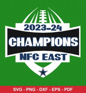 modern, clean sports logo style Cowboys bold design expressing celebration/pride for Cricut and Silhouette cutting machines