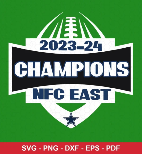 modern, clean sports logo style Cowboys bold design expressing celebration/pride for Cricut and Silhouette cutting machines