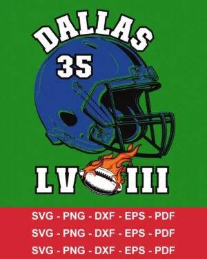 modern cartoon style with bold lines and vibrant colors Cowboys helmet design expressing team pride and energy for Cricut ...