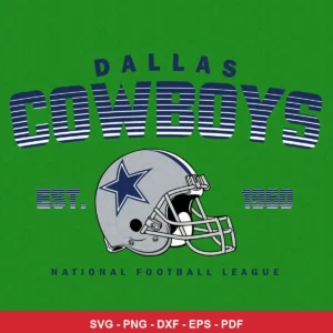 vintage classic sports design Cowboys vintage design expressing nostalgia and team pride for Cricut and Silhouette cutting...