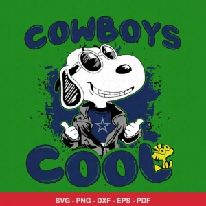 modern cartoon style with bold lines and vibrant colors Cowboys mascot design expressing positive pride and coolness for C...