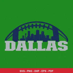 modern minimalist with sports and cityscape elements Cowboys classic design expressing neutral/pride featuring football ou...