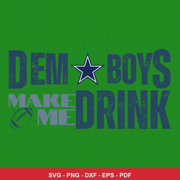 modern, text-based graphic with distressed texture Cowboys classic design expressing team pride and playful challenge feat...