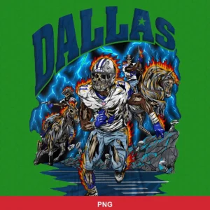 modern comic/cartoon style with dynamic action and supernatural elements Cowboys classic design expressing intensity and p...