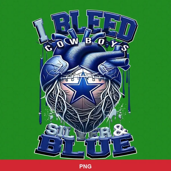 modern digital illustration with a detailed anatomical heart and bold typography Cowboys classic design expressing team pr...