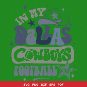 vintage, retro-inspired typography with football and cowboy hat elements Cowboys classic design expressing nostalgia and t...