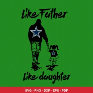 minimalist silhouette with team logo overlay, modern and clean Cowboys classic design expressing family bonding and team p...