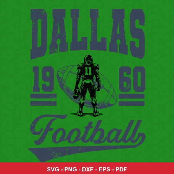 vintage, distressed typography with a silhouette player figure Cowboys vintage design expressing nostalgia/pride for Cricu...