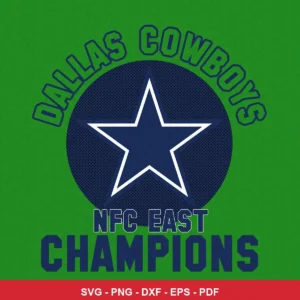 modern minimalist with bold typography and team logo focus Cowboys classic design expressing pride and celebration for Cri...