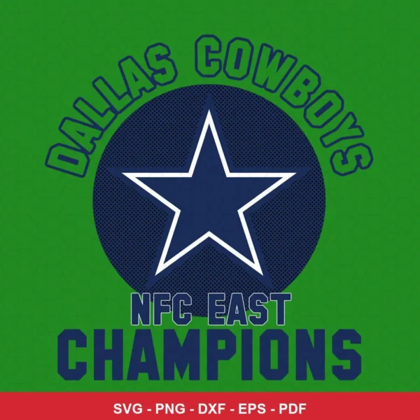 modern minimalist with bold typography and team logo focus Cowboys classic design expressing pride and celebration for Cri...