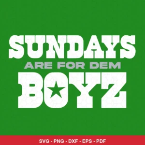 minimalist text-based design with a modern, bold typography style Cowboys classic design expressing team pride and support...