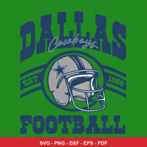vintage, clean, and straightforward with a classic sports logo aesthetic Cowboys vintage design expressing team pride and ...