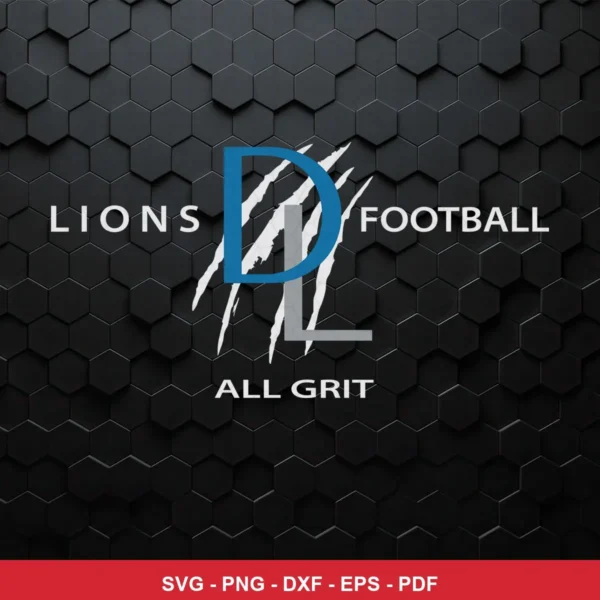 modern minimalist with abstract elements NFL classic design expressing team pride and grit for Cricut and Silhouette cutti...