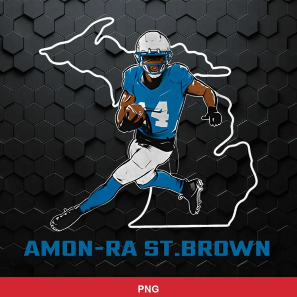 modern cartoon style with bold outlines and a dynamic action pose NFL classic design expressing none (neutral, focused on ...