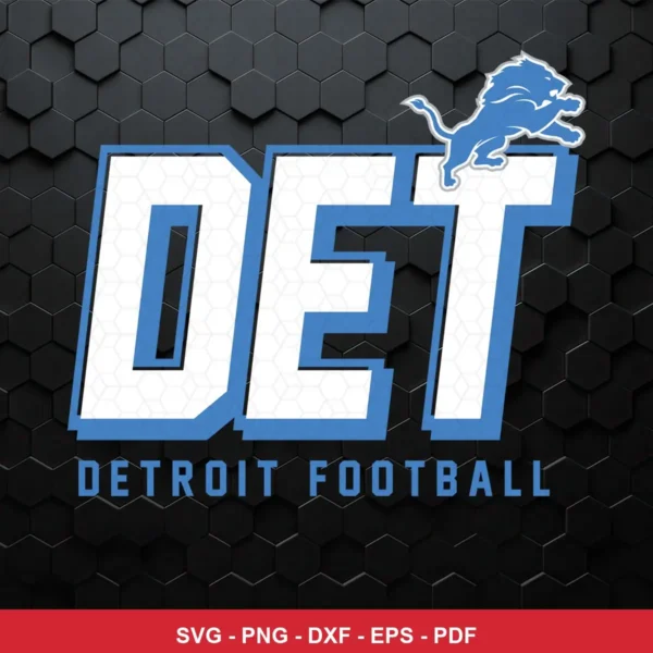 modern, clean, and bold with a hexagonal pattern background NFL logo design expressing team pride and identity for Cricut ...
