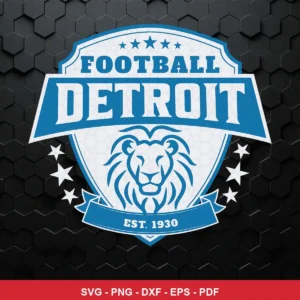 modern, clean, and emblematic logo design NFL logo design expressing team pride and heritage featuring shield emblem for C...