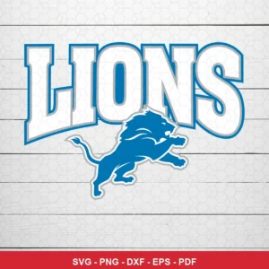 modern, clean sports logo design NFL logo design expressing team pride for Cricut and Silhouette cutting machines