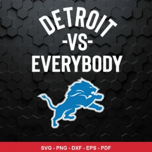 modern, minimalist, and bold NFL rivalry design expressing determination and defiance for Cricut and Silhouette cutting ma...
