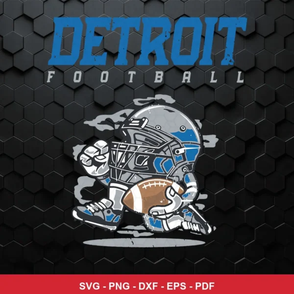 modern cartoon style with a distressed texture NFL mascot design expressing team pride and energy for Cricut and Silhouett...