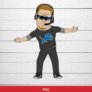 modern cartoon style with clean lines and bold colors NFL cartoon design expressing team pride and celebration for Cricut ...