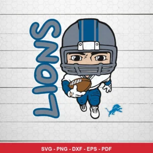 cartoon, modern, bold lines with a playful and dynamic character design NFL bold design expressing team pride and energy f...