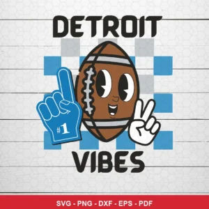 cartoon, modern, playful NFL classic design expressing cheerful, positive, supportive for Cricut and Silhouette cutting ma...