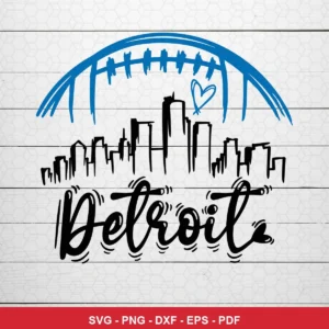 modern minimalist line art with playful handwritten typography NFL classic design expressing city pride and love for footb...