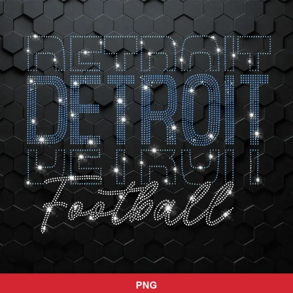 modern, sleek with a sparkling rhinestone effect on a hexagonal dark background NFL classic design expressing team pride a...