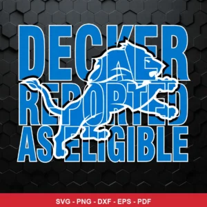 modern, bold typography with a clean sports logo overlay NFL bold design expressing informational, neutral for Cricut and ...