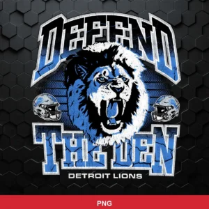 modern, bold graphic with distressed texture and strong typography NFL classic design expressing team pride and defense fo...