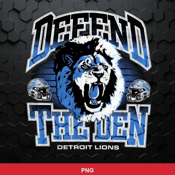 modern, bold graphic with distressed texture and strong typography NFL classic design expressing team pride and defense fo...