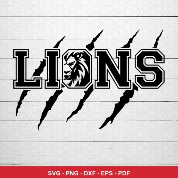 modern, minimalist with bold typography and claw scratch visual NFL logo design expressing team pride and fierceness for C...