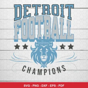 modern minimalist with vintage typography elements NFL classic design expressing pride and celebration for Cricut and Silh...