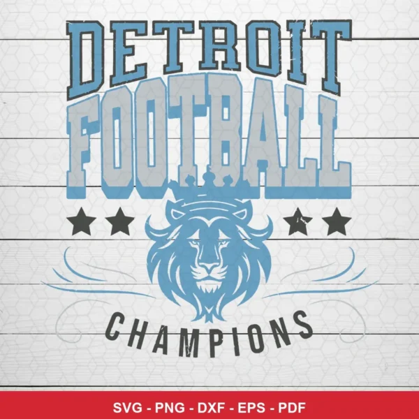 modern minimalist with vintage typography elements NFL classic design expressing pride and celebration for Cricut and Silh...