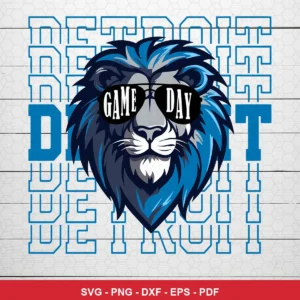 modern cartoon style with bold lines and layered text NFL classic design expressing team pride and game day excitement for...