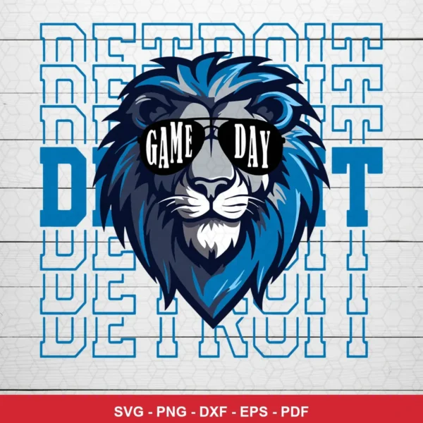 modern cartoon style with bold lines and layered text NFL classic design expressing team pride and game day excitement for...