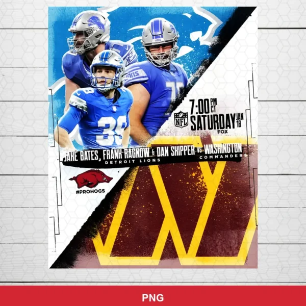 modern sports graphic with photographic elements and bold team colors NFL classic design expressing anticipation and team ...